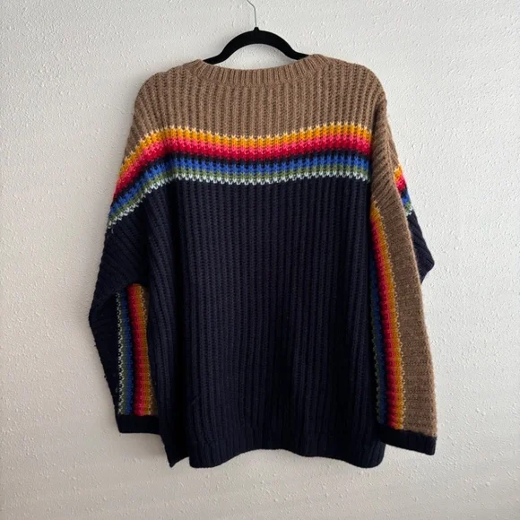 Xirena Simone Apres Ski Alpaca Knit Rainbow Sweater